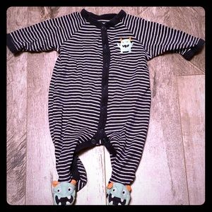 Little monster sleeper footie